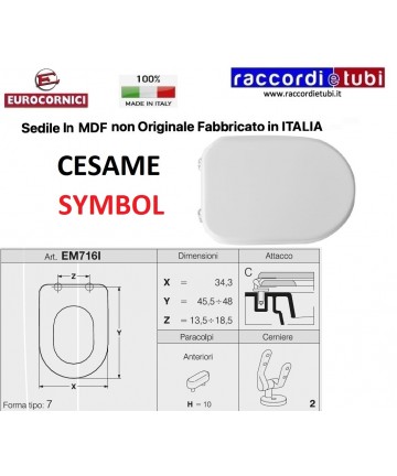 WC-SITZ CESAME SYMBOL EM716I
