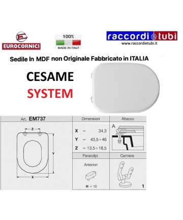 WC-SITZ CESAME SYSTEM EM737