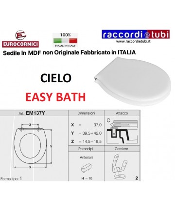WC-SITZ CIELO EASY BATH EM137Y