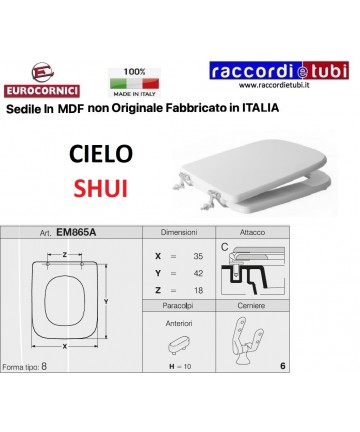 WC-SITZ CIELO SHUI EM865A