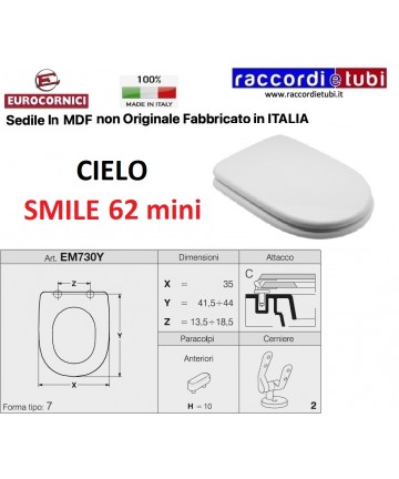 WC-SITZ CIELO SMILE 62 MINI...