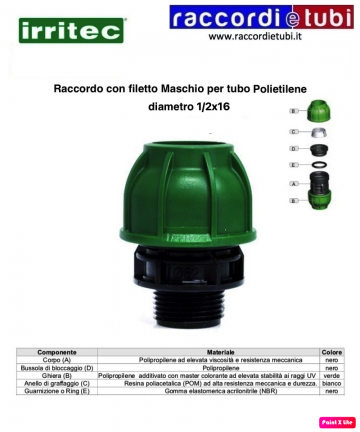 VERBINDUNGSSTÜCK Männlich...