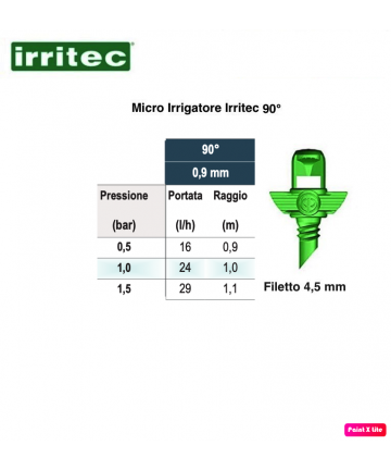 MIKROBEWÄSSERUNG REG.90°...