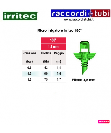 Mikrobewässerung REG.180°...