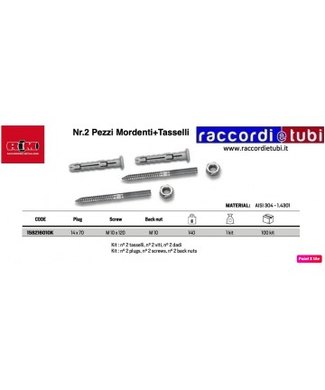 EDELSTAHL-MORDENTE Ø 10 MIT...