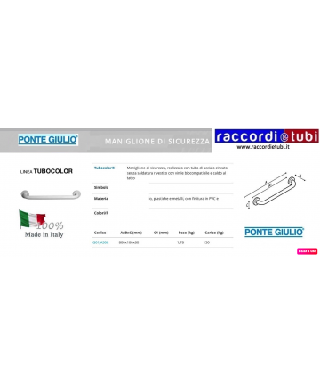 TÜBIGRIFF TUBICOLOR 800X100X80