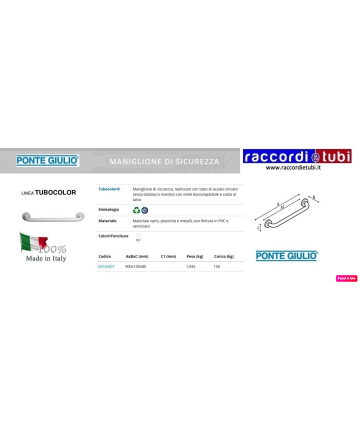 MANIGLIONE TUBICOLOR...