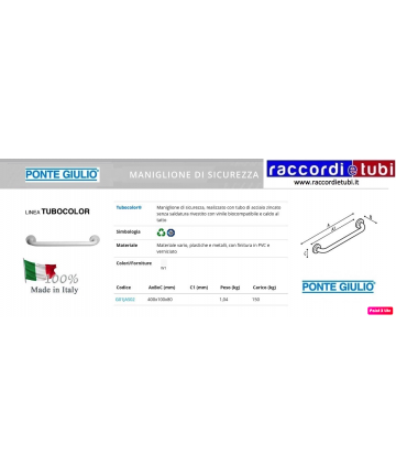 MANIGLIONE TUBICOLOR...