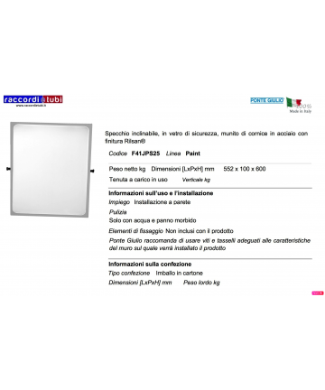 SPIEGEL OR. 552X100X600...