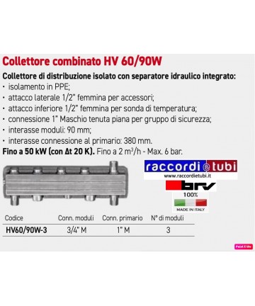 COLLETTORE CON SEPARATORE...