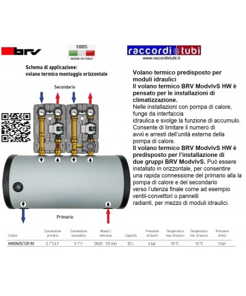 VOLANO TERMICO BRV 50 LITRI...
