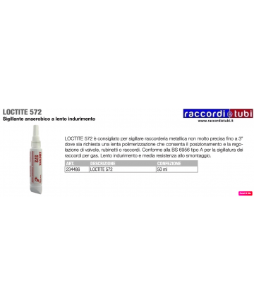 LOCTITE 572 DICHTUNG ML.50