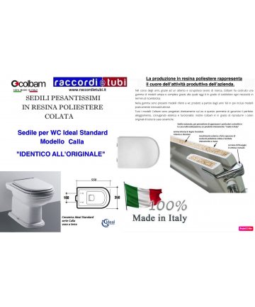 SEDILE CALLA COLATO BIANCO...