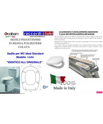 SEDILE LIUTO COLATO BIANCO...