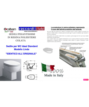 SEDILE LINDA COLATO BIANCO...