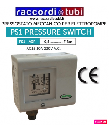 Druckschalter Alco 0,5*8...