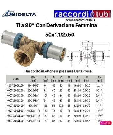TEE 90' MIT WEIBLICHEM...