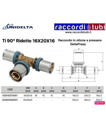 TEE 90' MIT ERHÖHTEM ABGANG...