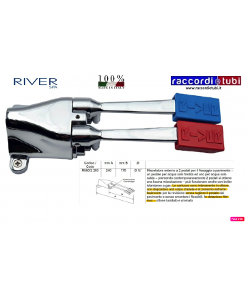 FUSSHEBELMISCHEBATTERIE...