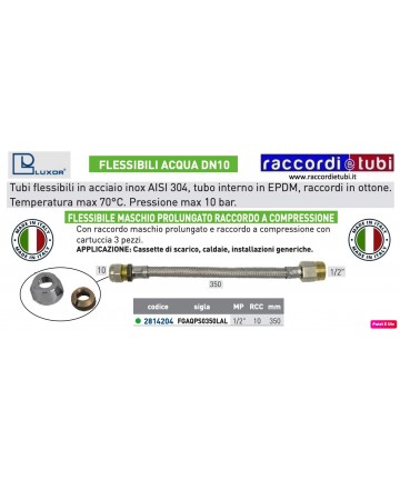 FLESSIBILE PER ACQUA DN 10...
