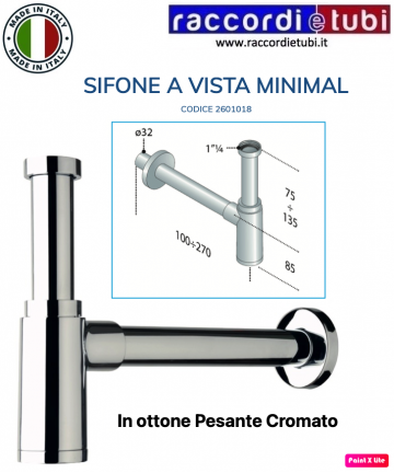 SIFONE CILINDRICO MINIMAL...