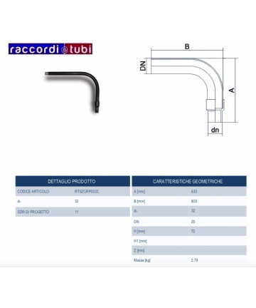 Bogenübergangsfitting...