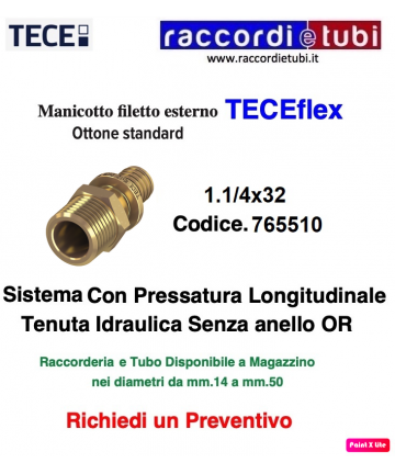 RACCORDO M.DRITTO TECEflex...