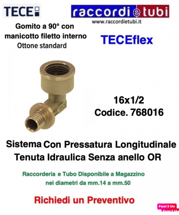 90° Bogen TECEflex Weiblich...