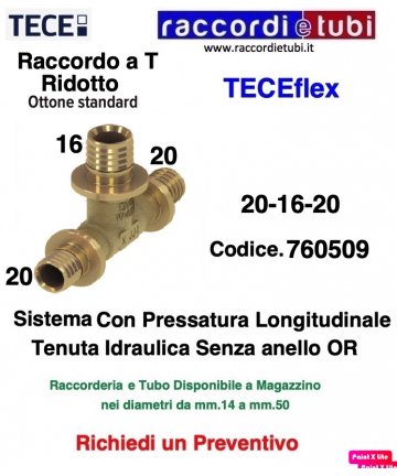 TE TECEflex Reduziert 20-16-20