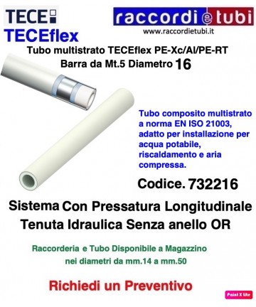 TUBO TECEflex NUDO IN BARRA...