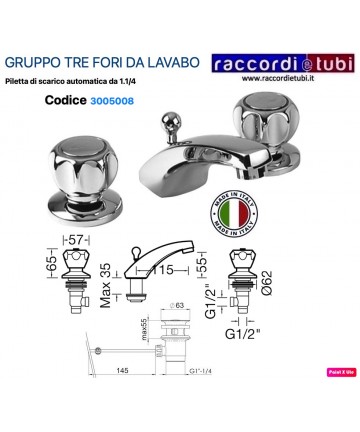 GRUPPO WASCHBECKEN DREI...