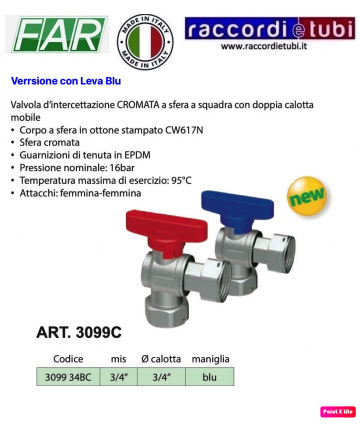 SQUARVENTIL 3/4 3099 34BC...