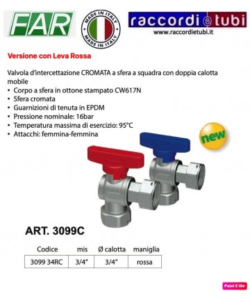 VALVOLA FAR SQUADRA 3/4...
