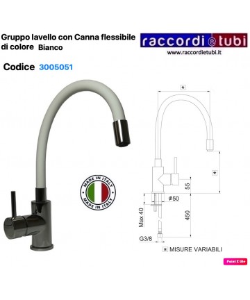 SPÜLMIXER MIT FLEXIBLEM...