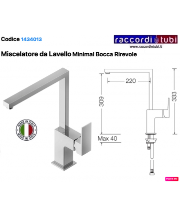 MISCHBATTE WASHBECKEN MIT...
