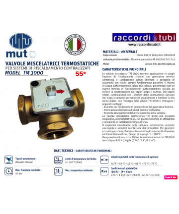 VALVOLA MUT ANTICONDENSA...