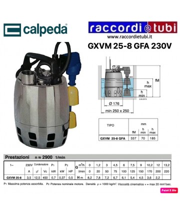 ELEKTROPUMPE CALPEDA HP.0,5...