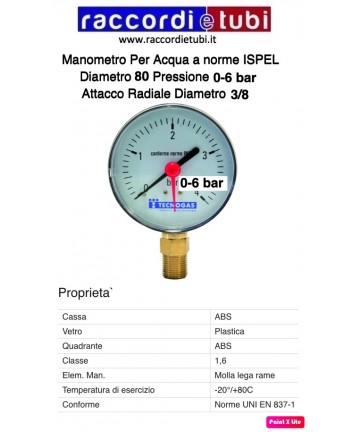 RADIALMANOMETER 6bar...