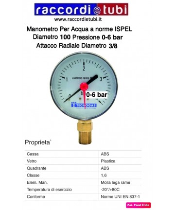 RADIALMANOMETER 6bar...