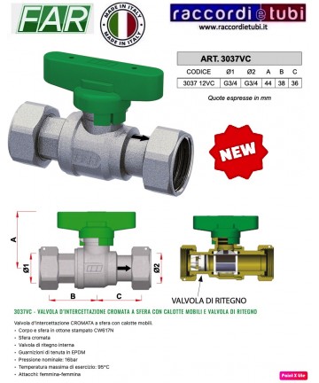 ABSCHALTVENTIL 3/4...