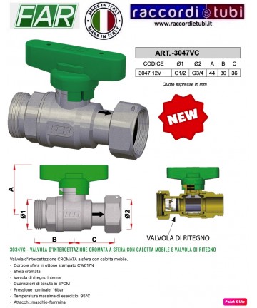 ABSCHNEIDVENTIL 1/2X3/4...