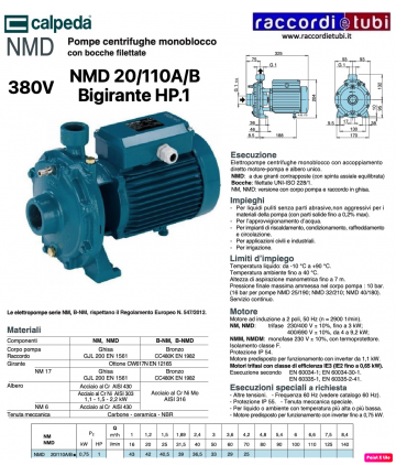 ELEKTROPUMPE CALPEDA NMD...