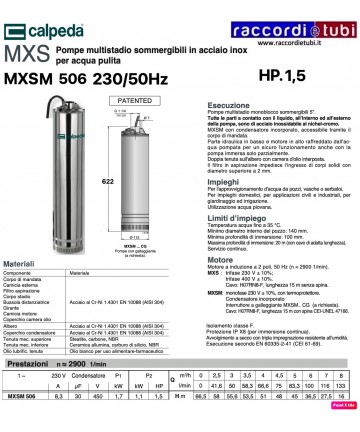 Tauchpumpe CALPEDA MXS 506...