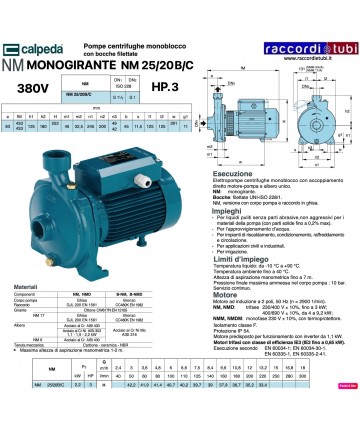 ELEKTROPUMPE CALPEDA HP.3...
