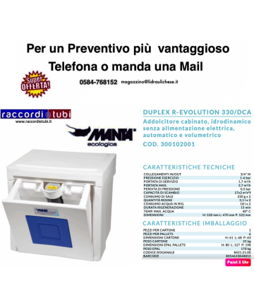 WASSERENTHÄRTER MANTA...