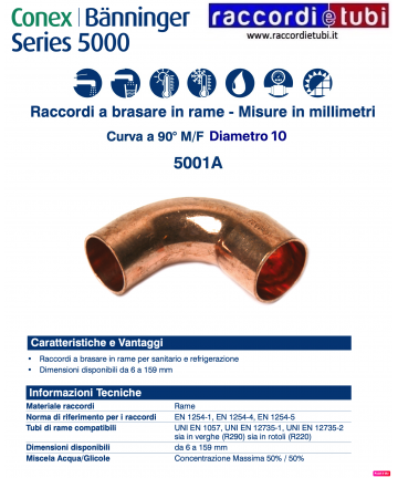 CURVA 90' MASCHIO FEMMINA...