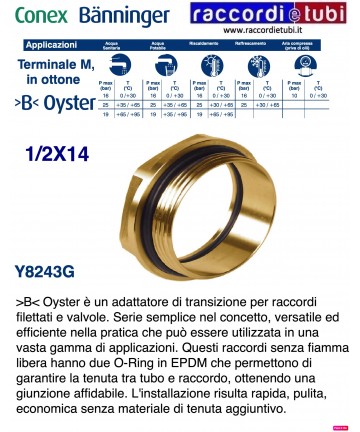 RACCORDO OYSTER M.1/2X14