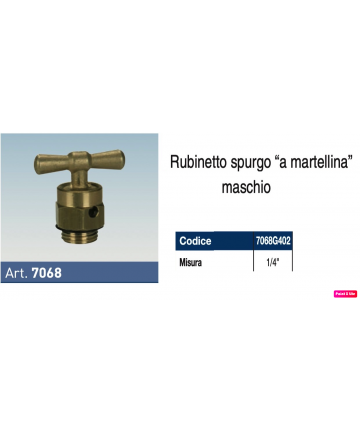 ENTLÜFTUNGSVENTIL 1/4 ZOLL...