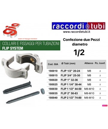 NYLON KRAGEN FLIP D.1/2...