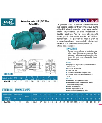 Elettropompa autoadescante...